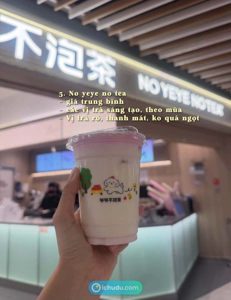 No Yeye No Tea - thương hiệu đồ uống ở Trung Quốc