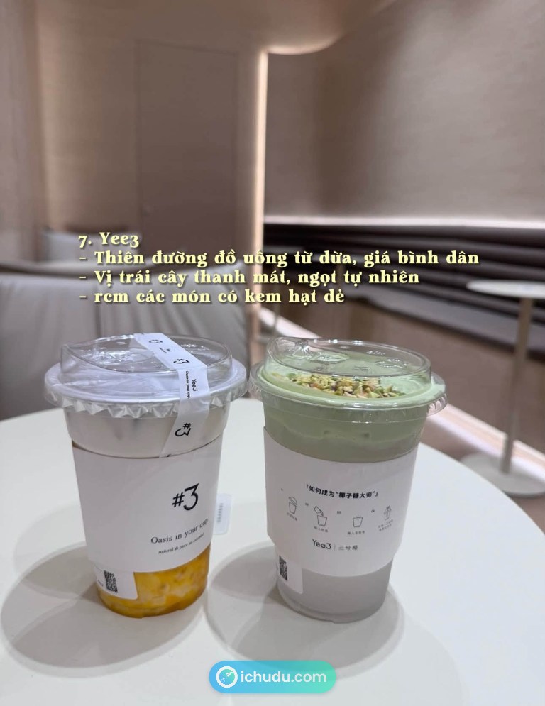 Yee3 - thương hiệu đồ uống ở Trung Quốc