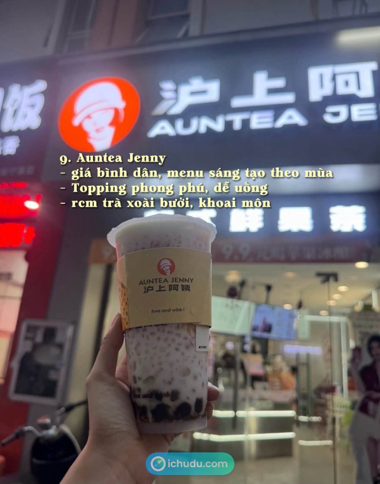 Auntea Jenny - thương hiệu đồ uống ở Trung Quốc