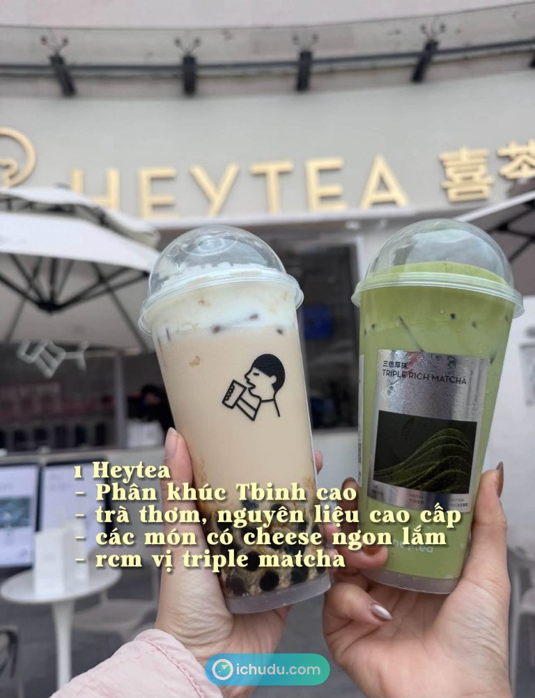 HEYTEA - thương hiệu đồ uống ở Trung Quốc