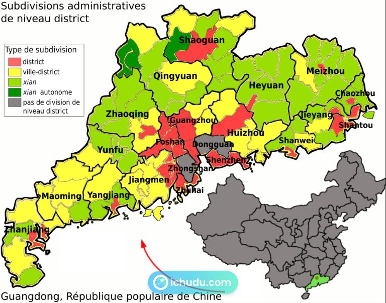 Các huyện của tỉnh Quảng Đông